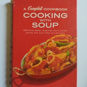 VINTAGE COOK BOOK - A Campbell Cookbook Cooking with Soup 1968